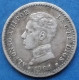 SPAIN - Silver 50 Centimos 1904 (10) PC V KM# 723 Alfonso XIII (1886-1931) - Edelweiss Coins - Erstausgaben