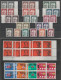 Lot Bund Ab 1970er-Jahre Postfrisch, Viererblocks U.a. Spezialitäten - Collections