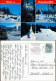 Ruhpolding Winterliche Szene, Gashof, Wald, Skifahrer, Piste, Skilift 1994 - Ruhpolding