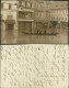 Ansichtskarte Meißen Boot, Hochwasser - Geschäfte 1920 Privatfoto - Meissen