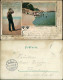 Ansichtskarte Altona-Hamburg 2 Bild: Strandleben, Schiffer 1904 - Altona