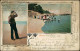 Ansichtskarte Altona-Hamburg 2 Bild: Strandleben, Schiffer 1904 - Altona