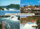 Ansichtskarte Schaffhausen Rheinfall Panorama-Ansichten 4 Foto-Ansichten 1987 - Autres & Non Classés