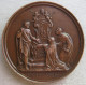 Médaille En Bronze Pie IX 1871 An XXVI . Cattedra Di S. Pietro , Tra Cristo E L’Apostolo , Par Bianchi - Other & Unclassified