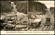 Lichtenhain/Bergbahn-Oberweißbach Oberweißbacher Bergbahn DDR 2-Bild-AK 1964 - Lichtenhain