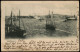 Postcard Montevideo Hafen Dampfer 1899 - Uruguay