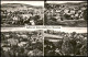 Schmiedefeld (Rennsteig) DDR Mehrbild-AK Mit 4 Ortsansichten, Rennsteig 1963 - Schmiedefeld