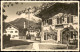 Ansichtskarte Mittenwald Straße, Bäckerei, Buchbinderei 1938 - Mittenwald