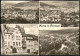 Ansichtskarte Kahla (Thüringen) DDR Mehrbildkarte Mit 4 Ortsansichten 1970 - Kahla