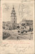 Postcard Krakau Kraków Tuchhallen Sukiennice, Rathausturm 1900 - Polen