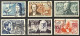 YT 1012 A 1017 ° Obl 1955 Le Bon Thimonnier Appert Deville Martin Bernigaud (côte 13 €) France – Aff - Used Stamps