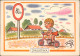 Ansichtskarte  Scherzkarte CYKLISTIKA CSSR Junge Mit Fahrrad 1975 - Humor