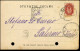 Post Card To Palermo, Italy - "Z. Rutstein, Haar Handlung En Gros / Commerce De Cheveux En Gros" - Lettres & Documents