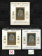 EGYPT 1922 - 1972  KING TUT SOUVENIR SHEET ERROR WRONG CUT - TOMB DISCOVERY 50 YEARS ANNIVERSARY - KING TOUT ANKH AMON - Brieven En Documenten