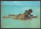 ILLUSTRATEUR SIGNÉ DAVID HAMILTON COUPLES 17x12cm  NUS SUR LA PLAGE - NUDE ON THE BEACH - SEXY - PHOTO BY DAVID HAMILTON - Hamilton