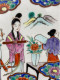 Delcampe - Assiette YAMATOKU  Geisha 1920-1930  Porcelaine Japon Signé  Diam 25cm #240033 - Asiatische Kunst