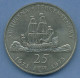 St. Helena 25 Pence 1977 Segelschiff KM 6 Vz (m4828) - Kolonies