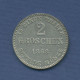 Sachsen-Coburg-Gotha 2 Groschen 1868, Herzog Ernst II., J 294 Fast Vz (m3796) - Small Coins & Other Subdivisions