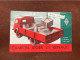 (4) DOCUMENT Commercial RENAULT  Camoin Léger 2t.5 RENAULT Camlon Bâche TYPE R 2161 - Cars