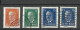 Estland Estonia 1940 Michel 156 - 158 Incl. Mi 158 In Both Types O - Estonie