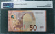 50 EURO SPAIN 2017 DRAGHI V012G2 VH TEST NOTE SC FDS UNC. PMG 66 EPQ PERFECT - 50 Euro