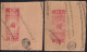 F-EX49334 INDIA FEUDATARY STATE REVENUE BIKANER. CUT SEALLED PAPER.  - Francobolli Di Servizio