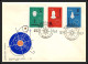 2758 Espace (space Raumfahrt) Lettre (cover Briefe) Pologne (Poland) 25/11/1963 1302/1311 Fdc + Usd - Europe
