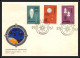 Delcampe - 2758 Espace (space Raumfahrt) Lettre (cover Briefe) Pologne (Poland) 25/11/1963 1302/1311 Fdc + Usd - Europe