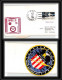 2413 Espace (space Raumfahrt) Lettre Cover USA Apollo 16 27/4/1972 Ticonderoga Pacific Recovery + Stickers (autocollant) - Stati Uniti