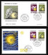 4318/ Espace Space Lettre Cover Briefe Cosmos 22/12/1964 Lot 2 FDC Année Internationale Du Soleil Calme Dahomey - Afrique