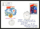 3598 Espace Space Lot 3 Lettres Cover Russia Urss USSR 3/4/1984 Intercosmos 5088/5090 Recommandé Registered - Stati Uniti