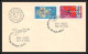4695/ Viet Nam (Vietnam) N°359/360 30/3/1965 Fdc Non Dentelé Imperf Espace Space Lettre Cover Briefe Cosmos  - Asia