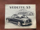 (16) DOCUMENT’Commercial FORD  Vedette 53 - Cars