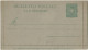 REGNO D'ITALIA B4 - 1897 BIGLIETTO POSTALE TIPO 'STEMMA MODIFICATO' DA C. 5 VERDE (VALORE IN CIFRE) NUOVO FILAGRANO B4 - Stamped Stationery