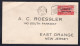 CUBA 1928 FDC Cover To USA. Slogan. Lindbergh Flight Stamp (p52) - Storia Postale