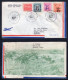 CUBA 1960 FDC Covert To England. ILLUSTRATED Advertising. Surcharged Stamps (p54) - Storia Postale