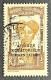FRAGA0105U2 - Bantu Woman Overprinted AEF - 1 F Used Stamp - Afrique Equatoriale - Gabon - 1924 - Usados