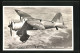 AK Westland Lysander II, Army Co-Operation Monoplane, Flugzeug  - 1939-1945: 2nd War