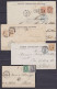 Lot De 7 Lettres Affr. N°19, 30, 31 & 33 Càd ANVERS & BRUXELLES Entre 1868 Et 1872 Pour PARIS - Voir Scans - 1869-1883 Léopold II