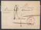 L. Datée 10 Juillet 1835 De NEDER BRACKEL Càd GRAMMONT /10 JUIL 1835 Pour NIVELLES - Port "3" (au Dos: Càd Arrivée NIVEL - 1830-1849 (Belgique Indépendante)