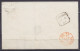 LSC (sans Contenu) LONDON 8 Janv. 1867 Affr. 3d Pour AMSTERDAM "via Ostende" - Griffe "England / Franco" (au Dos: Càd Ca - Postmark Collection