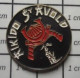 2422 Pin's Pins / Beau Et Rare /  SPORTS / CASQUE SAMOURAI AIKIDO ST AVOLD - Judo