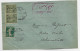 OMF SYRIE SYRIE 15C LIGNEE X2+5C LETTRE COVER ALEP AVION 10.4.1921 POUR ALEXANDRETTE - Storia Postale