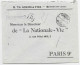 OMF SYRIE SYRIA SEMEUSE 5CX 5+2C BLANC DEFAUT AU VERSO LETTRE COVER REC BEYROUTH 29.7.1921 TO PARIS - Covers & Documents