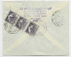 IRAQ IRAK 10FX2+40F LETTRE COVER REC AIR MAIL BAGHDAD AS SAMAWAL  1947 + VERSO 4FX3 TO EGYPTE - Iraq