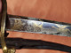 Delcampe - SABRE D'OFFICIER MOD 1821, LAME GRAVEE ET BLEUIE, K & S, A RESTAURER - Armes Blanches