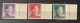 Deutsche Besetzung WWII - Generalgouvernement - 1943 - Michel Nr. 101/103 SR - Postfrisch - General Government