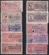 F-EX49350 INDIA LOCAL REVENUE TAX. MEWAR RAJASTHAN OVERPRINT TIPO IX.  - Dienstmarken