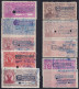 F-EX49350 INDIA LOCAL REVENUE TAX. MEWAR RAJASTHAN OVERPRINT TIPO IX.  - Dienstzegels