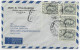 GRECE APX 2.50X4 + VERSO LETTRE COVER AVION IRAKLION 1948 TO BELGIQUE - Storia Postale